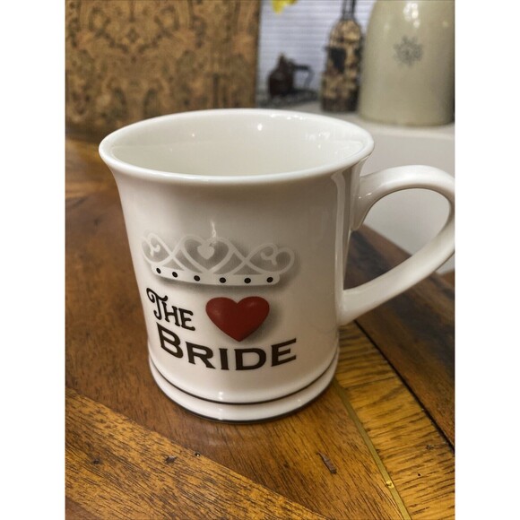 Home Essentials Bride and Groom Matching Coffee Mugs - Picture 2 of 6